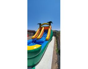 16 Foot Tropical Slide with Pool 2