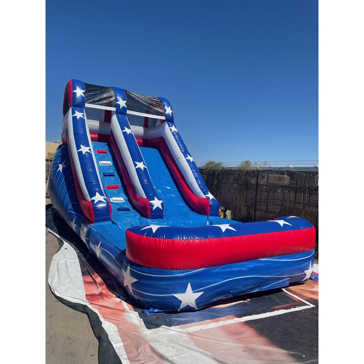 16 Foot Patriot Slide - Boodle Bouncers